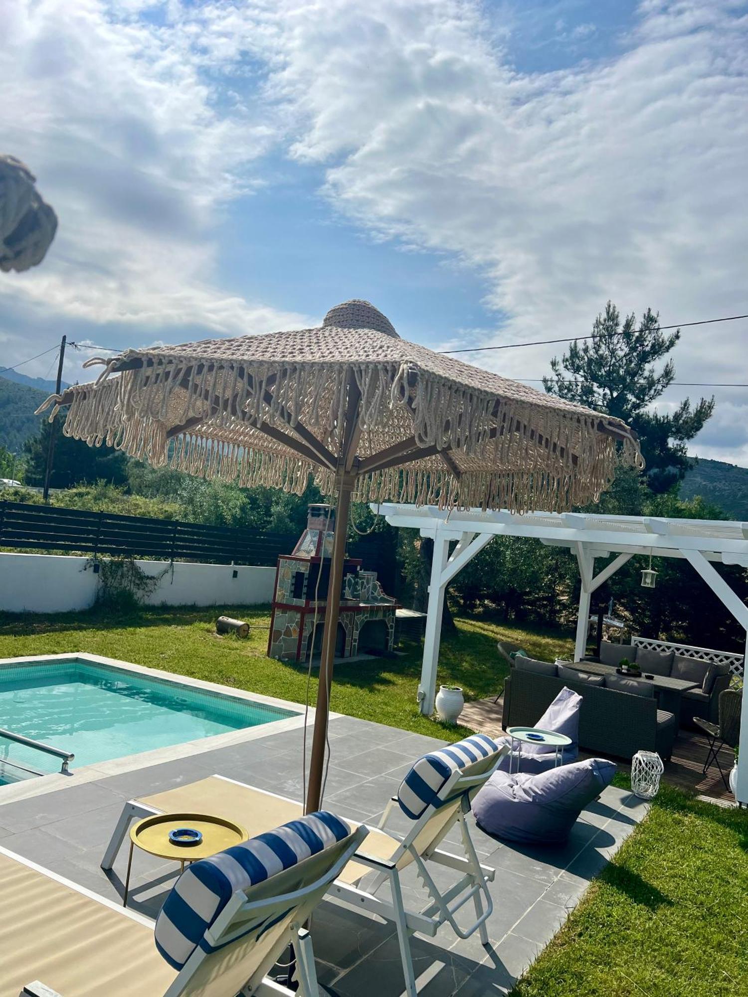 Fokas Luxury Villa Прінос Екстер'єр фото